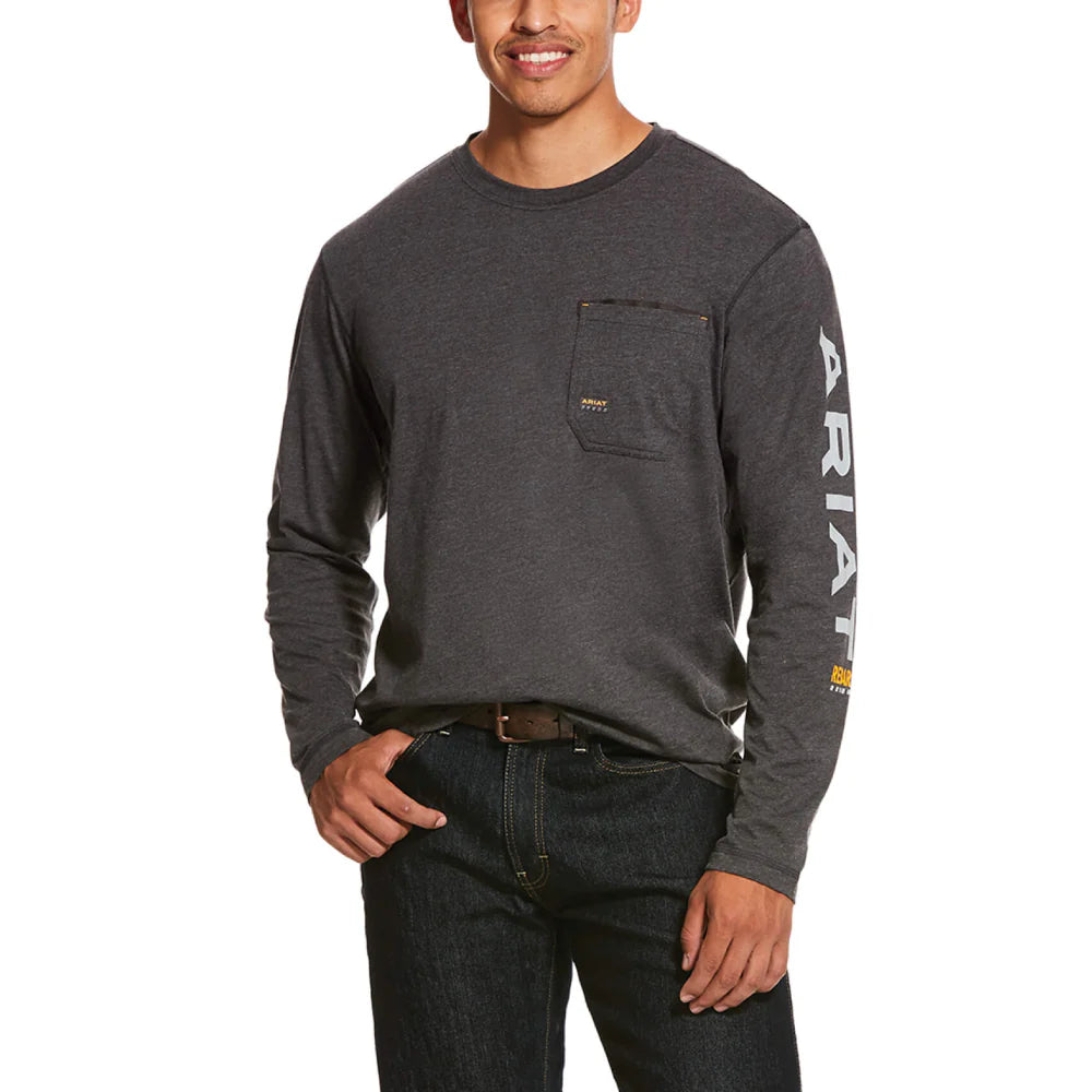 Mens Rebar Workman Logo Work T-Shirt - 10027815