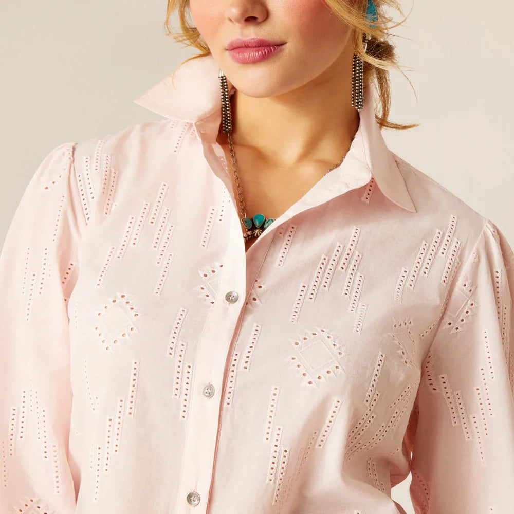 Women Romantic Blouse - 10048698