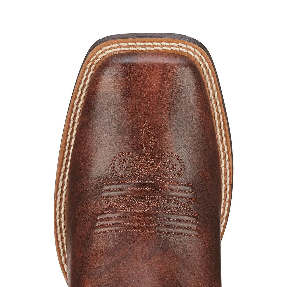 Womens Round Up Wide Square Toe Boots - 10016317