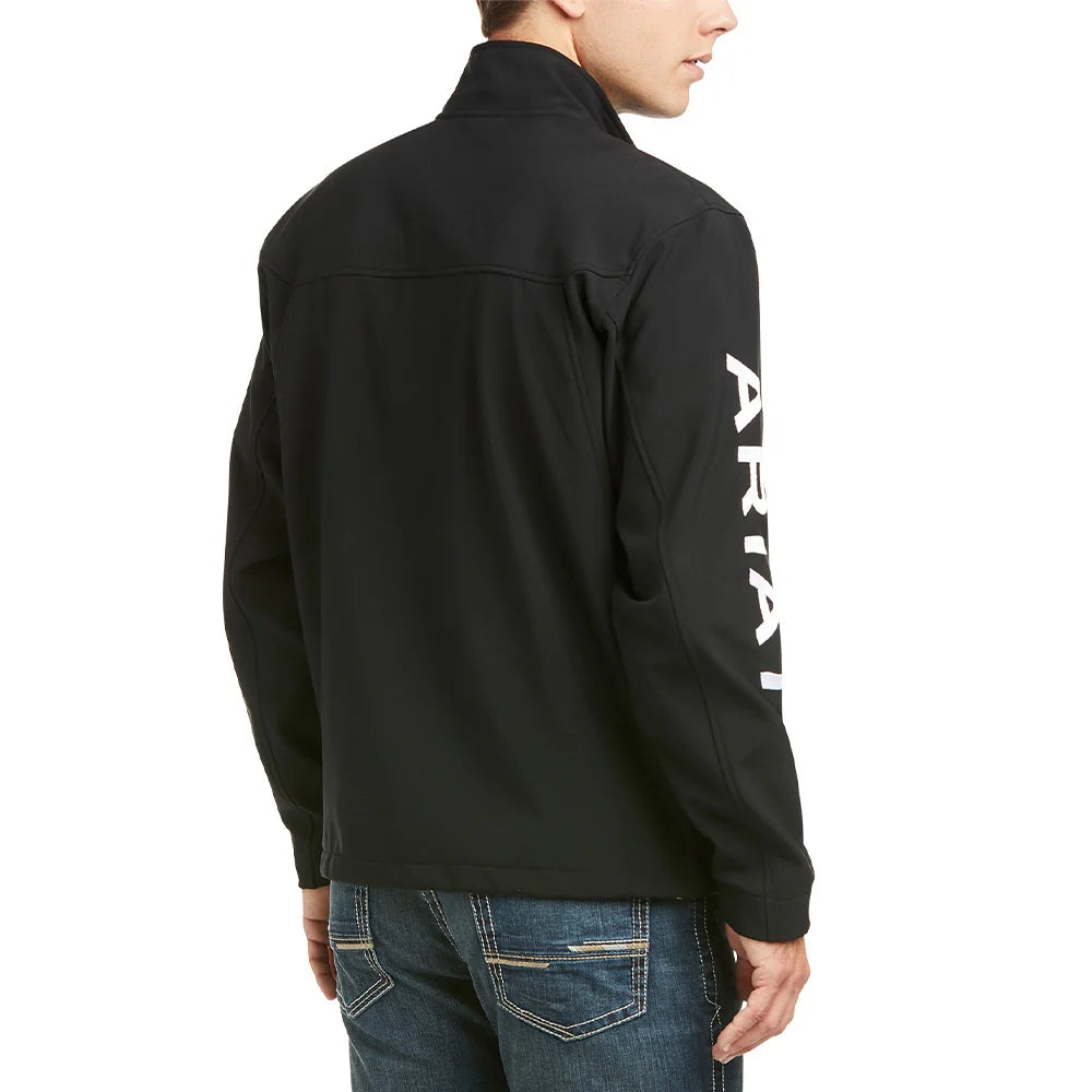 Mens New Team Black Softshell Jacket - 10019279