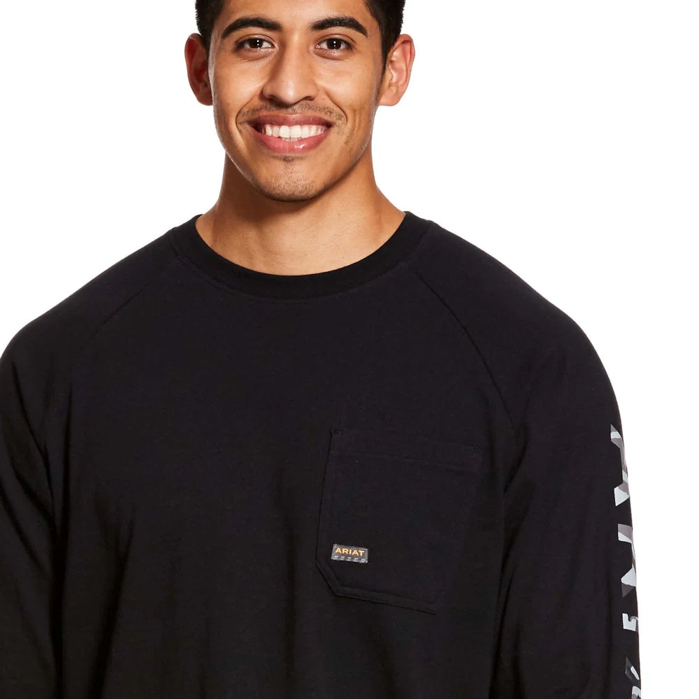 Mens Rebar Cotton Strong Graphic Work T-Shirt - 10027903
