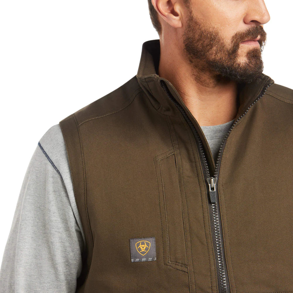 Mens Rebar Wren DuraCanvas Work Vest - 10027851