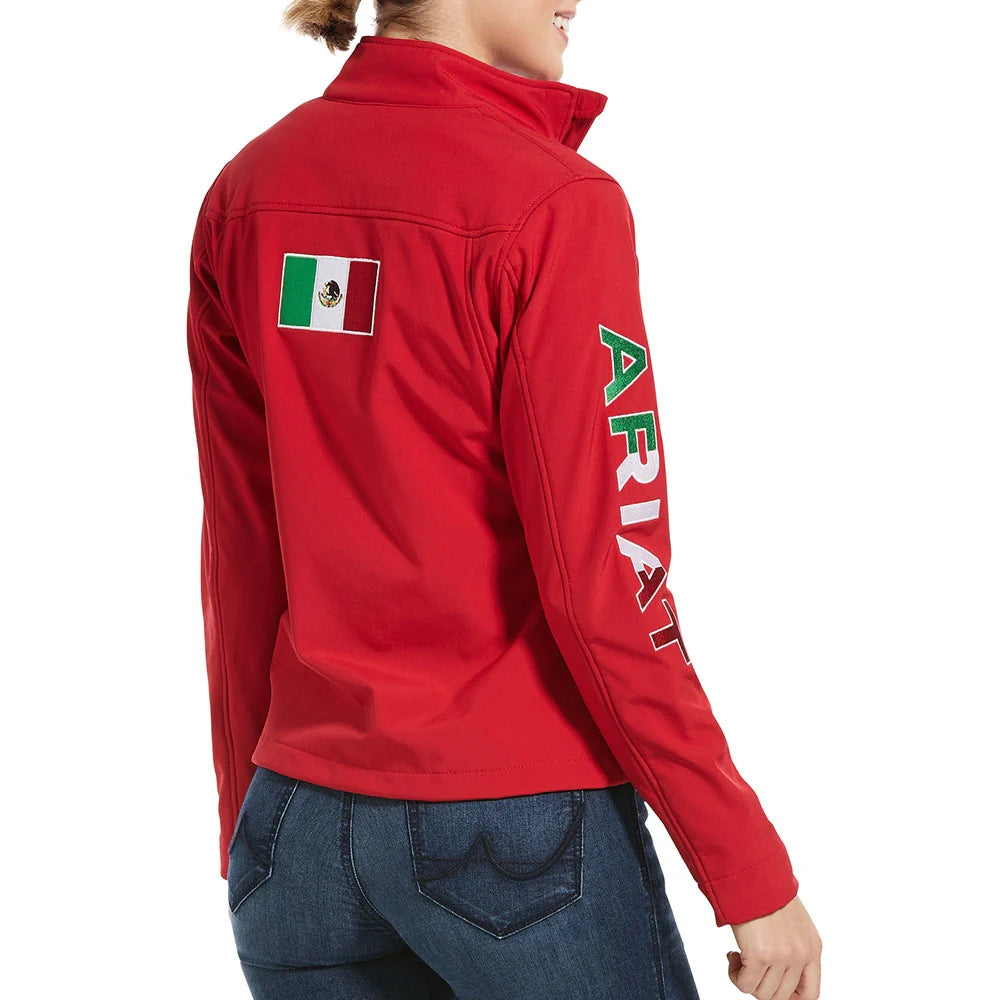 Womens New Team Mexico Red Softshell Jacket - 10033526