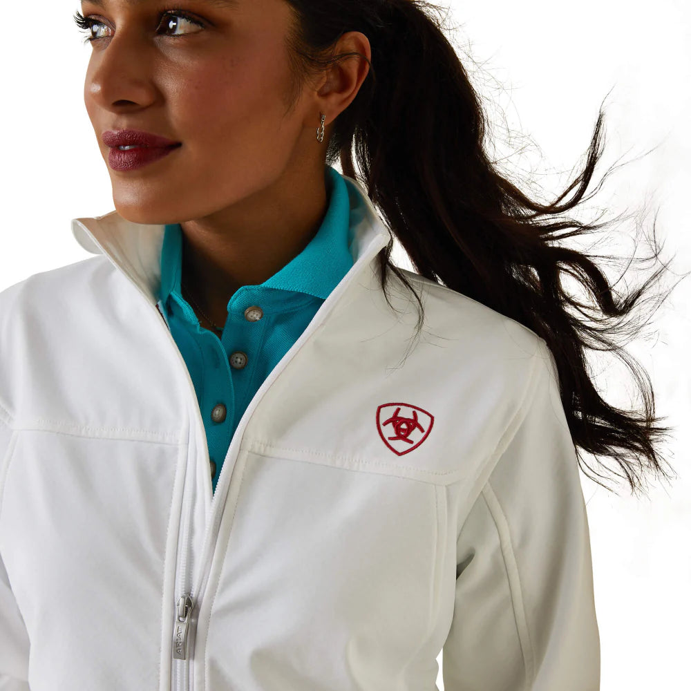Womens Classic Team Mexico White Softshell Jacket - 10043548
