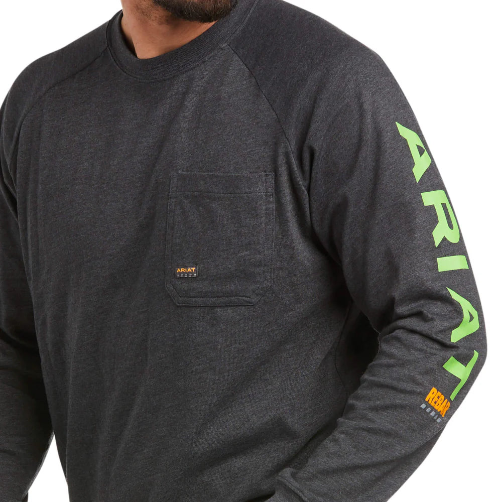 Mens Rebar Cotton Strong Graphic Work T-Shirt - 10037642