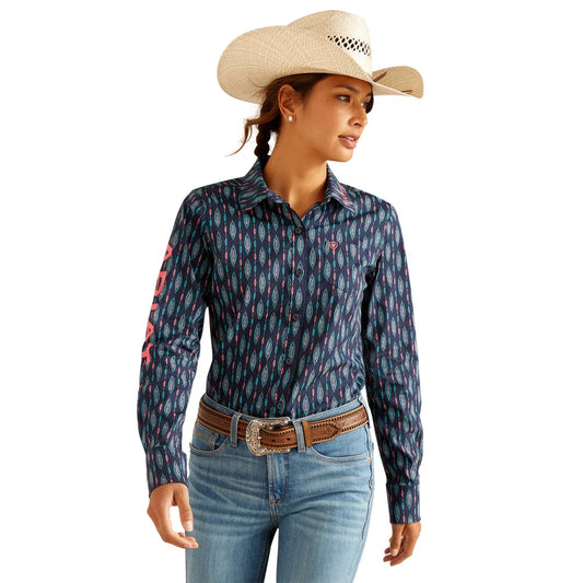 Womens Team Kirby Stretch Long Sleeve Shirt - 10048753