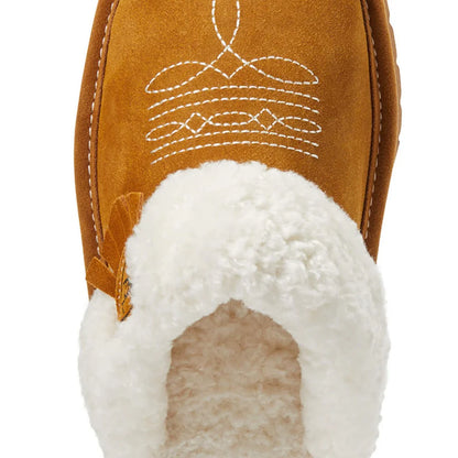 Womens Jackie Chestnut Square Toe Slippers - AR2829-200