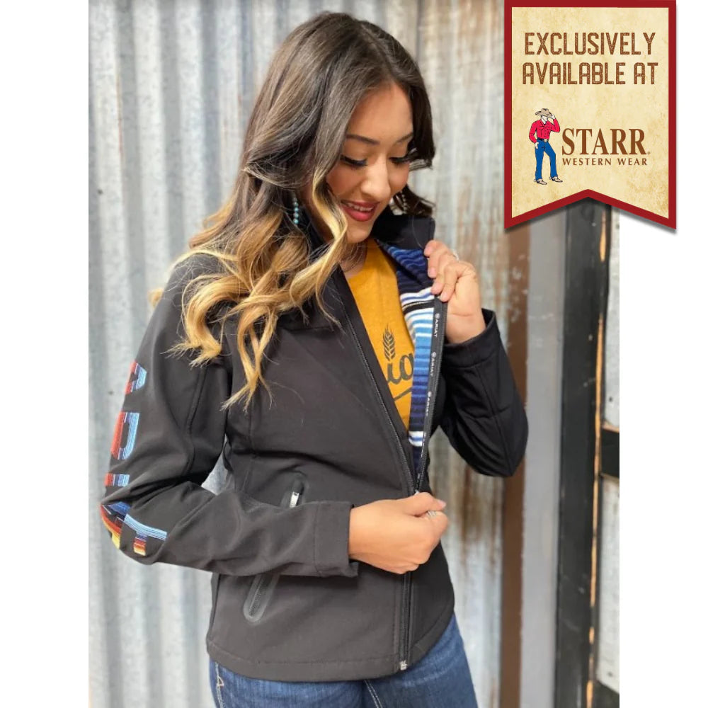 Womens Classic Team Limited Edition Black Serape Softshell Jacket - 10043285