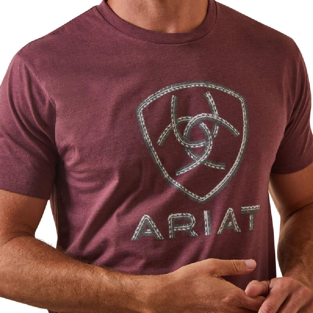 Mens Steel Bar Logo T-Shirt - 10044783