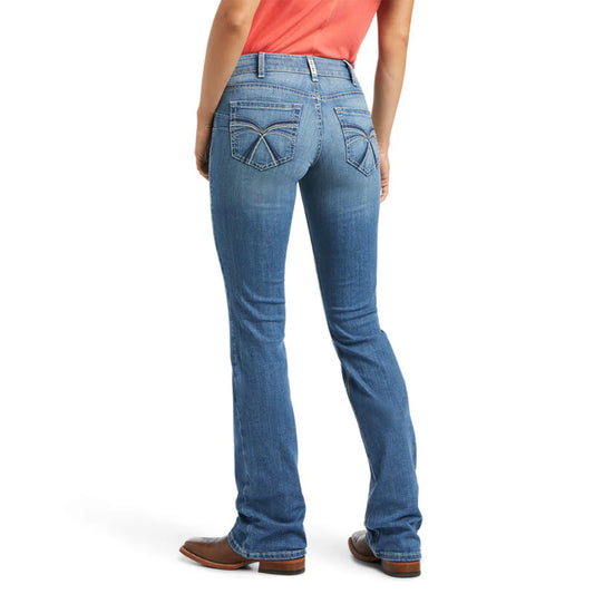 Womens R.E.A.L. Mid Rise Allessandra Boot Cut Jeans - 10040796