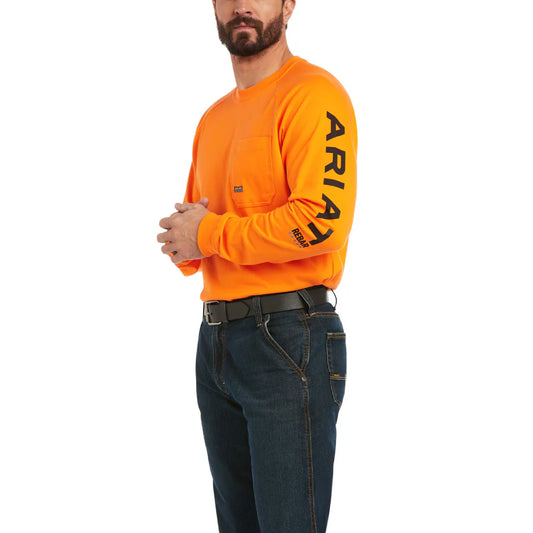 Mens Rebar Cotton Strong Graphic Work T-Shirt - 10037643