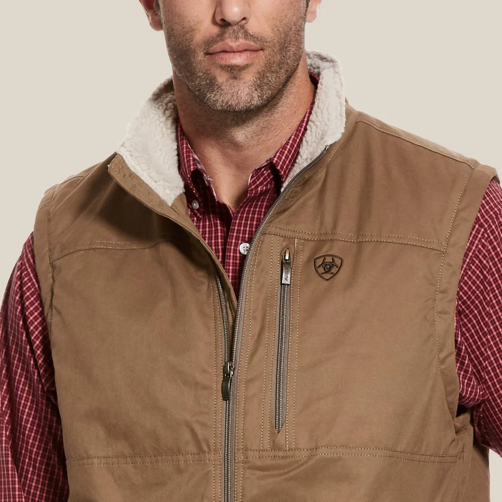 Mens Grizzly Canvas Vest - 10028416