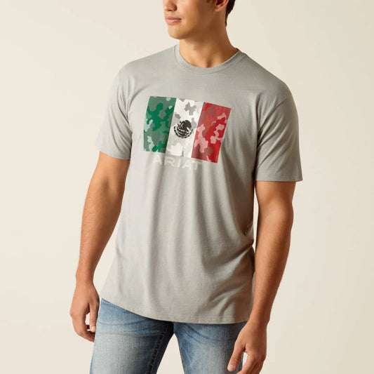 Mens Mexico Camo Flag T-Shirt - 10051751