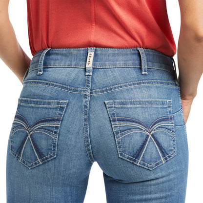 Womens R.E.A.L. Mid Rise Allessandra Boot Cut Jeans - 10040796