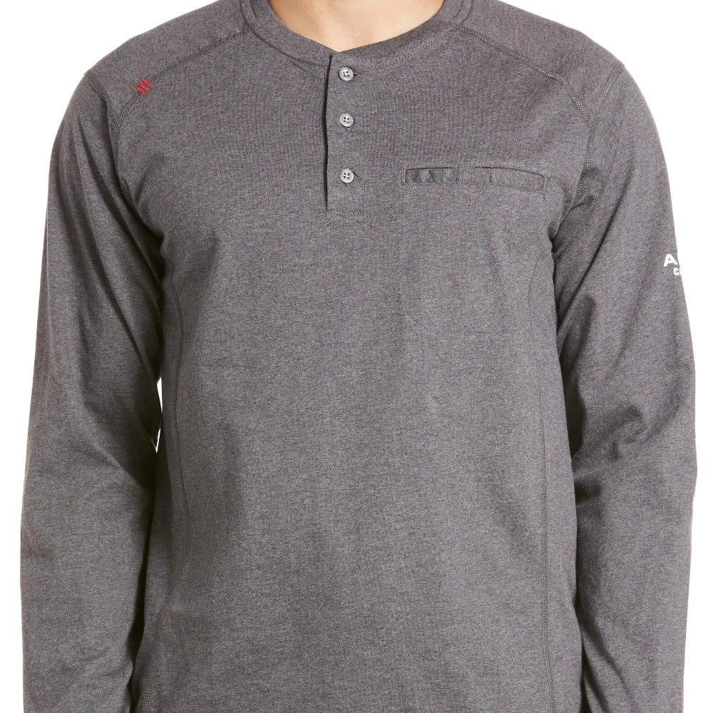 Mens FR Air Henley Work T-Shirt - 10027889