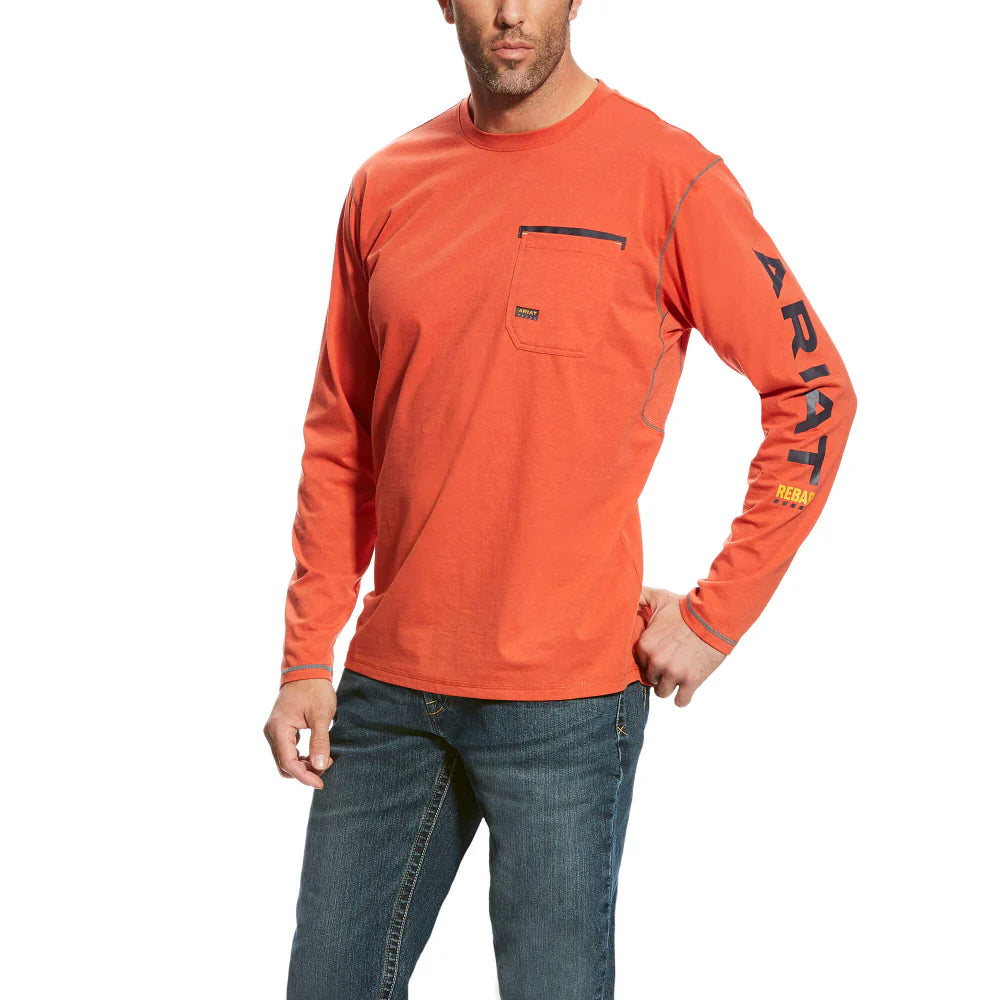 Mens Rebar Workman Logo Work T-Shirt - 10023922