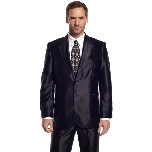 Circle S Mens Swedish Knit Boise Black Sport Coat - CC2991-41