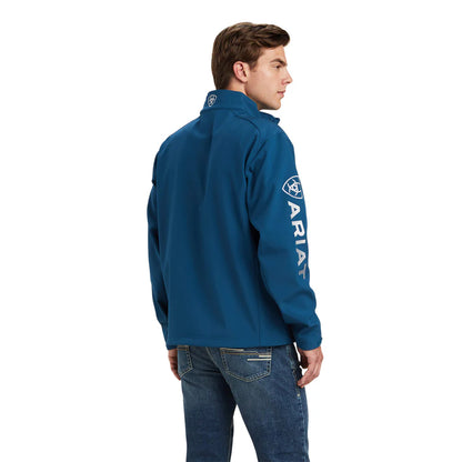 Mens Logo 2.0 Majolica Blue Softshell Jacket - 10041611