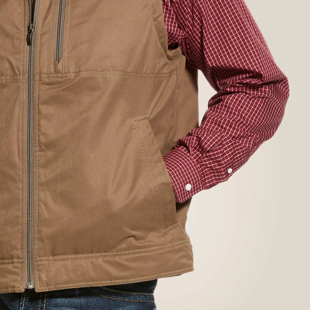 Mens Grizzly Canvas Vest - 10028416