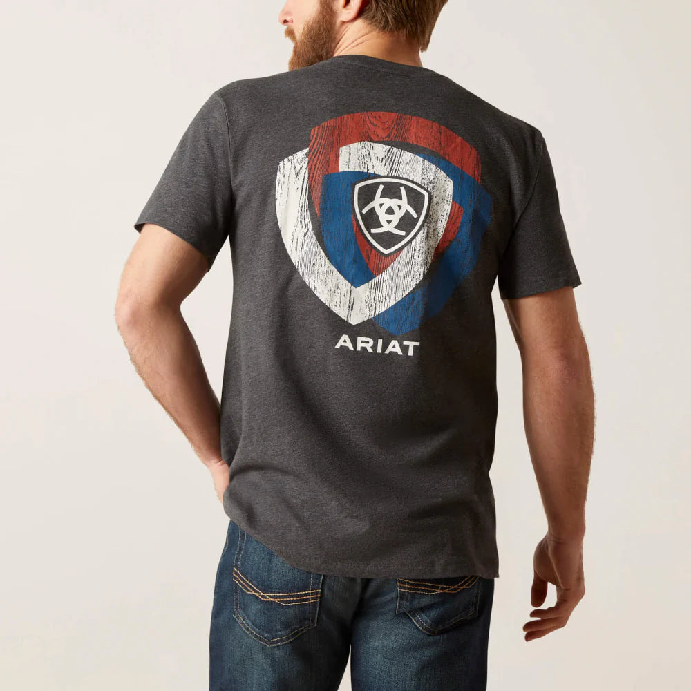 Mens Wooden Shield T-Shirt - 10047646