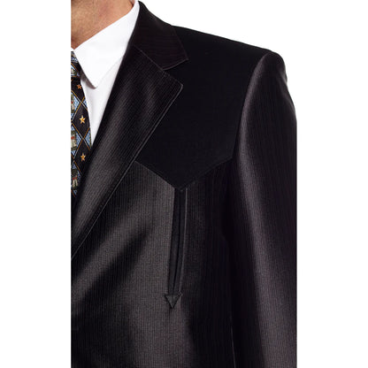 Circle S Mens Swedish Knit Boise Black Sport Coat - CC2991-41