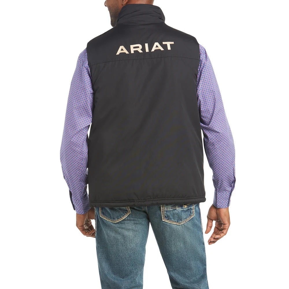 Mens Team Logo Insulated Black Concealed Carry Vest - 10017000