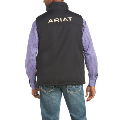 Mens Team Logo Insulated Black Concealed Carry Vest - 10017000