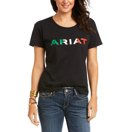 Womens Viva Mexico Logo T-Shirt - 10036634