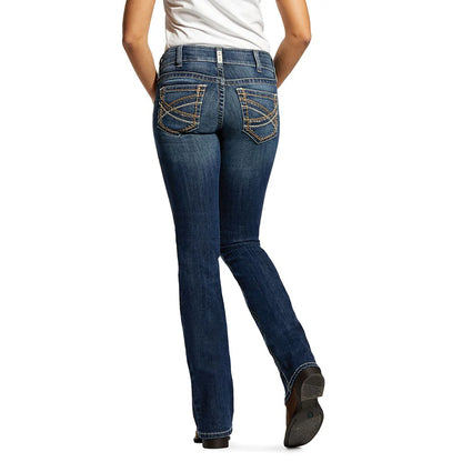 Womens Mid Rise Stretch Entwined Bootcut Jeans - 10025286