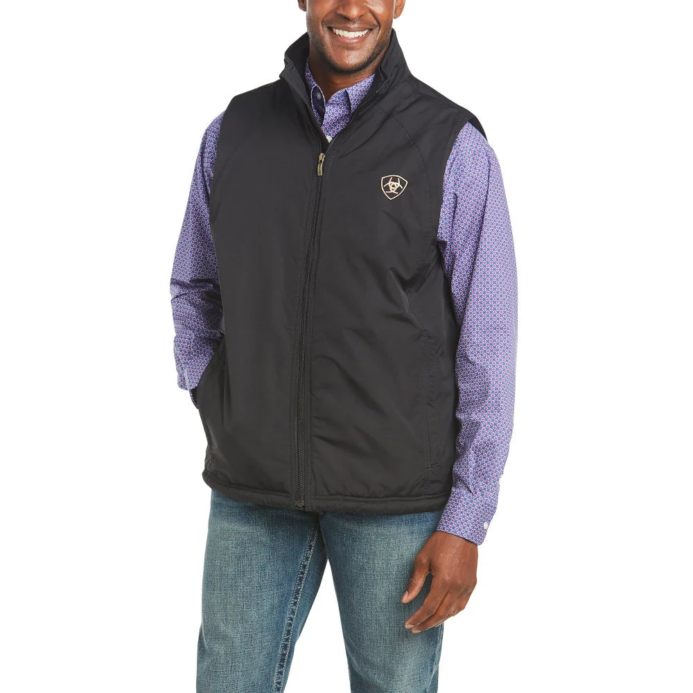 Mens Team Logo Insulated Black Concealed Carry Vest - 10017000
