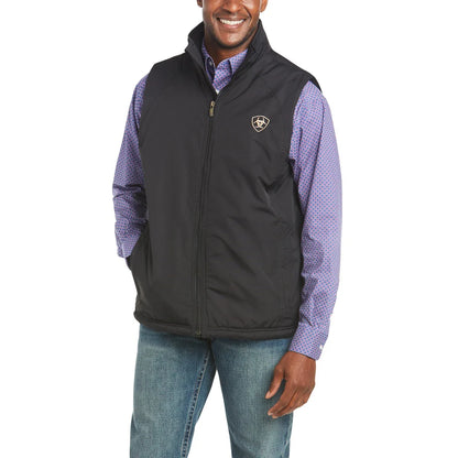 Mens Team Logo Insulated Black Concealed Carry Vest - 10017000