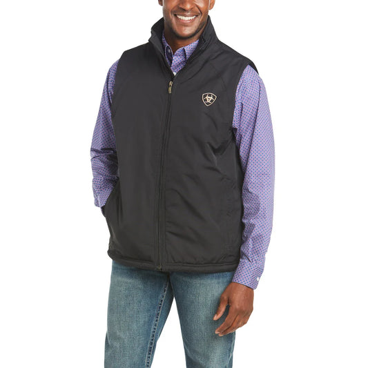 Mens Team Logo Insulated Black Concealed Carry Vest - 10017000