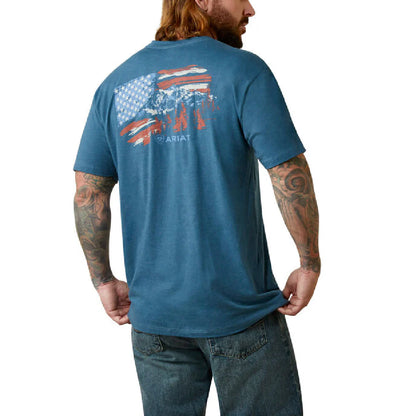 Mens Mountain Flag T-Shirt - 10045279