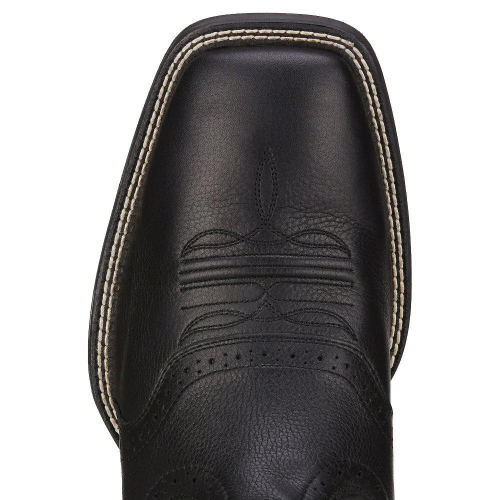 Mens Sport Western Wide Square Toe Boots - 10016292
