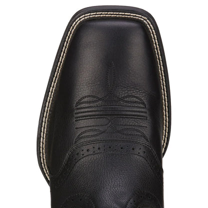Mens Sport Western Wide Square Toe Boots - 10016292
