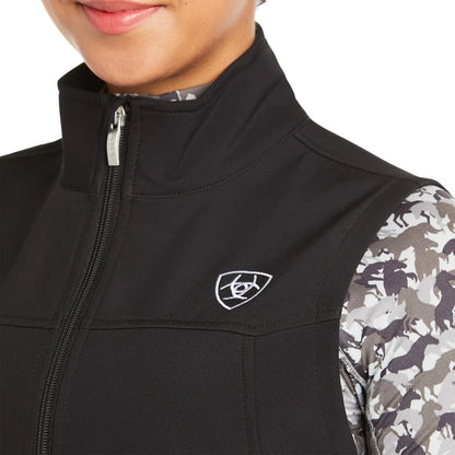 Womens New Team Black Softshell Vest - 10020762