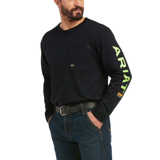 Mens Rebar Workman Logo Work T-Shirt - 10037405