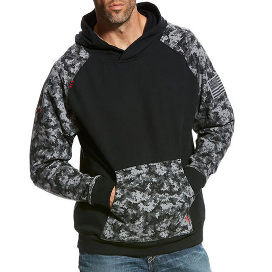 Mens FR Durastretch Patriot Work Hoodie - 10023989