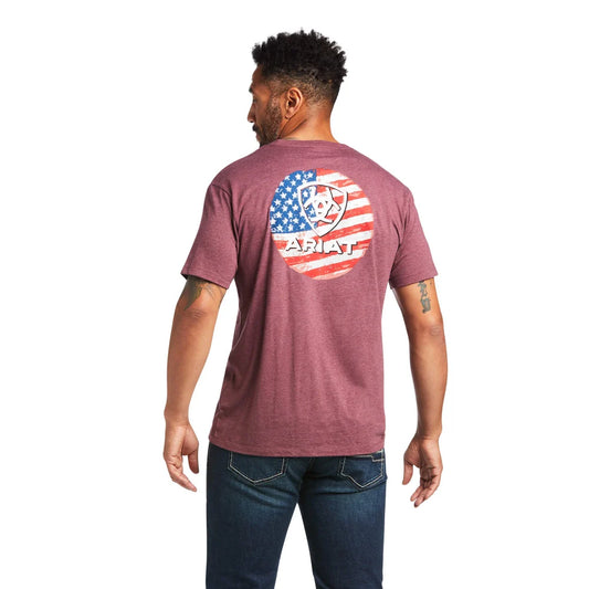 Mens Flag Circle T-Shirt - 10039928