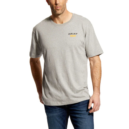 Mens Rebar Cotton Strong Block Work T-Shirt - 10025387