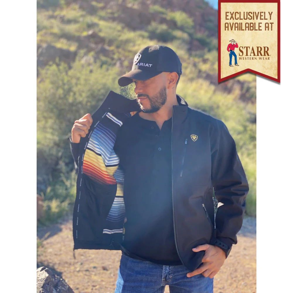 Mens Classic Team Limited Edition Black Serape Softshell Jacket - 10043955