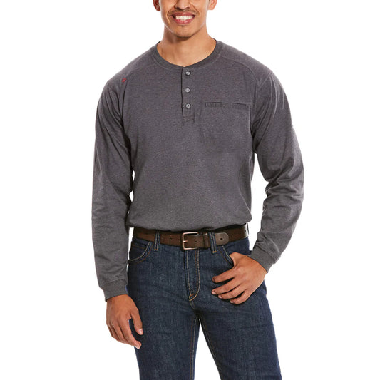 Mens FR Air Henley Work T-Shirt - 10027889
