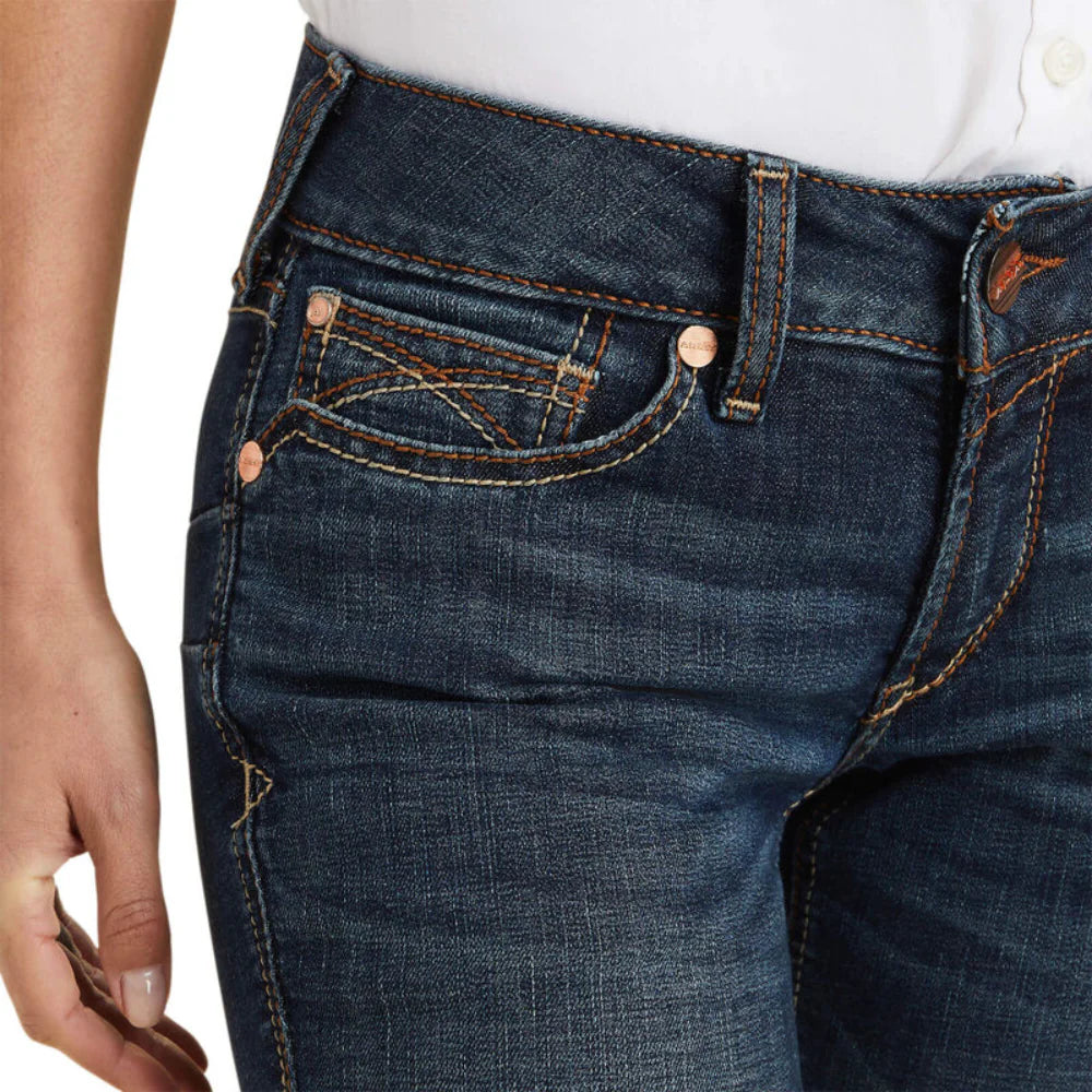 Womens R.E.A.L. Mid Rise Amora Boot Cut Jeans - 10043148