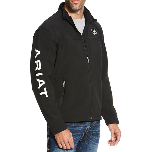 Mens New Team Black Softshell Jacket - 10019279