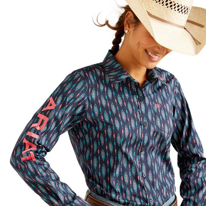 Womens Team Kirby Stretch Long Sleeve Shirt - 10048753