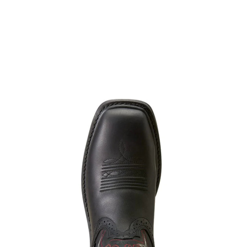 Mens Sierra Shock Shield Black Steel Toe Work Boots - 10046929