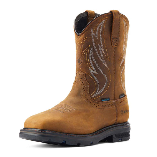 Mens Sierra Shock Shield Waterproof Steel Toe Work Boots - 10044544