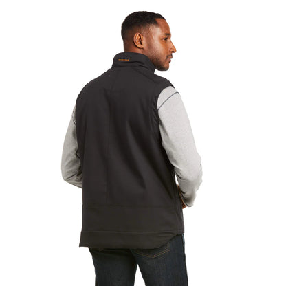 Mens Rebar Black DuraCanvas Work Vest - 10023933