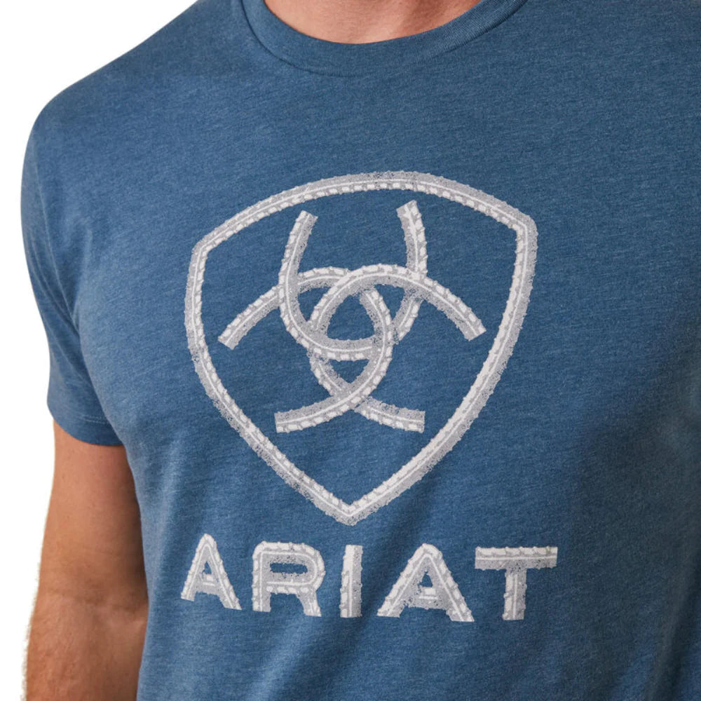 Mens Steel Bar Logo T-Shirt - 10044782