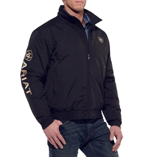 Mens Team Logo Black Concealed Carry Insulated Jacket - 10009945